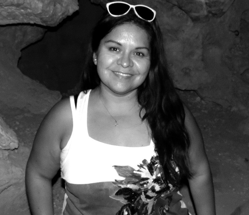 Black and white photo of myself in New Mexico.